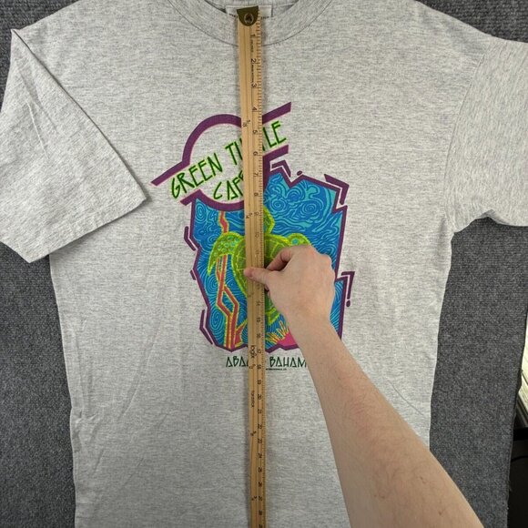 VTG 1989 Bahamas T-shirt XL Tropical USA Made Graphic Turtle Travel Vacation - Picture 3 of 15